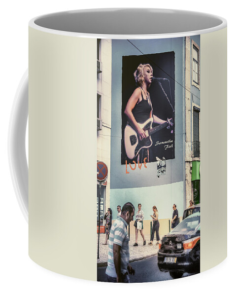 Samantha Fish Coffee Mug featuring the photograph We All Love Samantha by Micah Offman