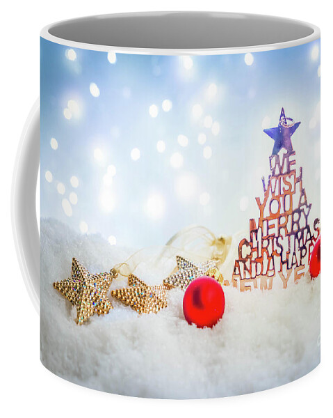Christmas Coffee Mug featuring the photograph We wish you...II by Anastasy Yarmolovich