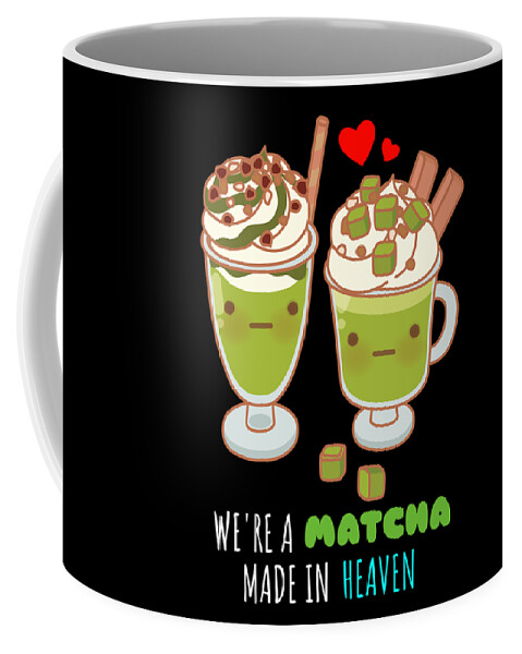 Were A Matcha Made In Heaven Cute Matcha Pun Coffee Mug by DogBoo