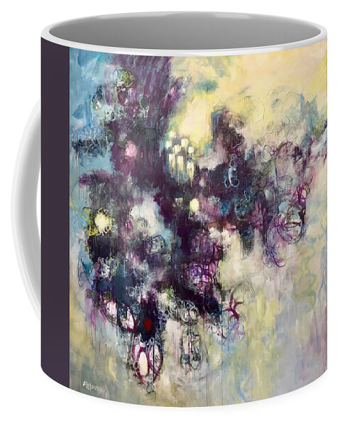Heaven Coffee Mug featuring the painting When Heaven Meets Earth by Laurie Maves ART