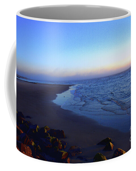 New Jersey Coffee Mug featuring the photograph Where The Sun Kissed The Sea by Robyn King
