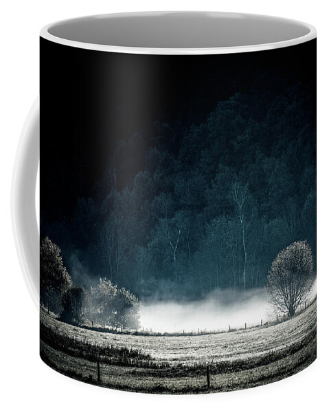 Landscape Coffee Mug featuring the photograph White Mist by Philippe Sainte-Laudy