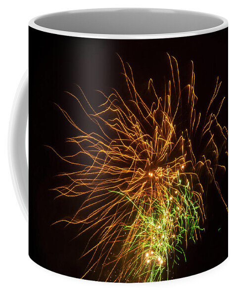 Fireworks Coffee Mug featuring the photograph Wild and Free by Bonnie Follett