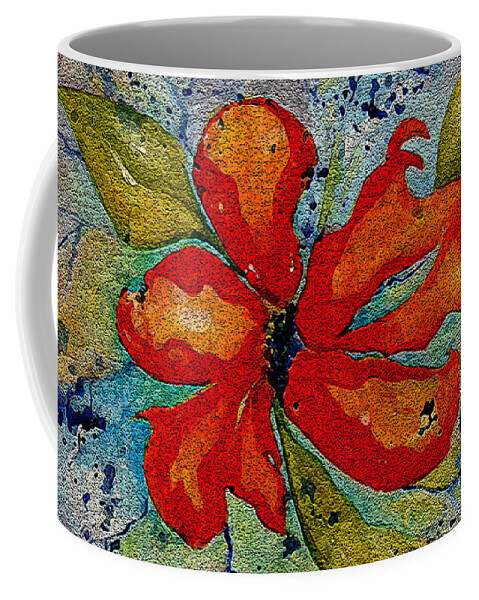Fantasy Coffee Mug featuring the digital art Wild Iris by Vallee Johnson