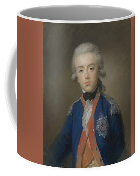 18th Century Art Coffee Mug featuring the pastel Willem George Frederik by Johann Friedrich August Tischbein
