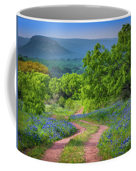 America Coffee Mug featuring the photograph Willow City Road 4/3 by Inge Johnsson