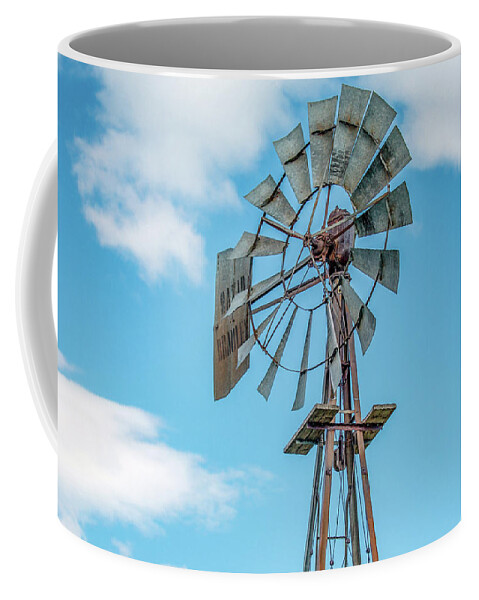 Windmill Coffee Mug featuring the photograph Windmill Top by Todd Klassy