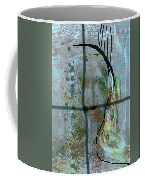 People Coffee Mug featuring the digital art Window by Alexandra Vusir