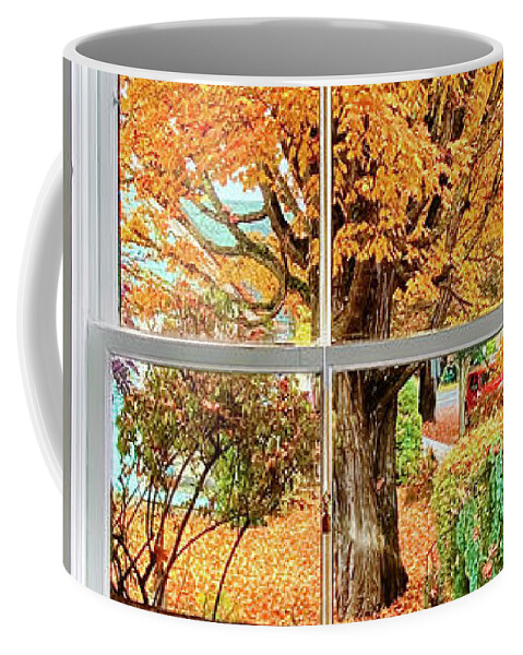 Window Coffee Mug featuring the photograph Window to Fall by Dan McGeorge