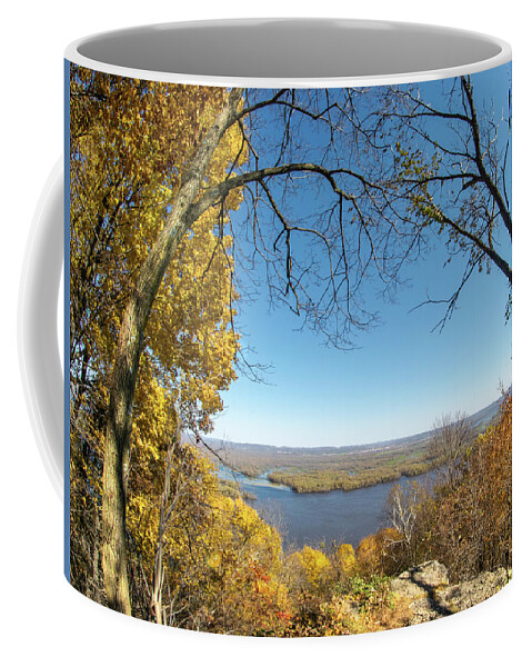 Bluff Coffee Mug featuring the photograph Window to the Mississippi by Phil S Addis
