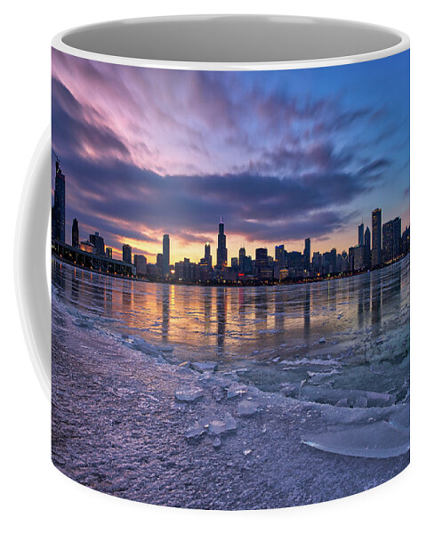 Adler Planetarium Coffee Mug featuring the photograph Windy City Winter by Raf Winterpacht