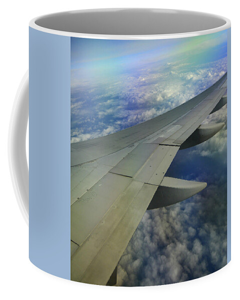 Wing It Coffee Mug featuring the photograph Wing It by Tom Kelly