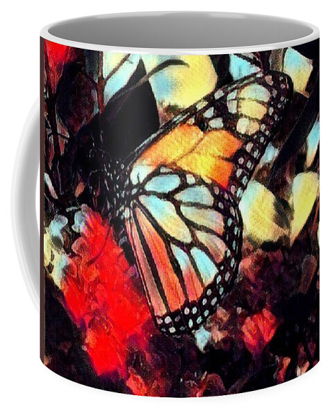 Butterfly Coffee Mug featuring the photograph Wings Of Hope by Kimberly Woyak