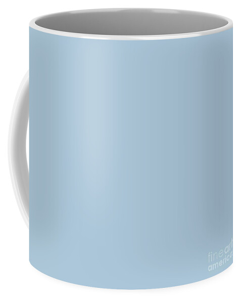 Winter Blue Solid Color For Home Decor Blankets And Pillows Coffee Mug featuring the digital art Winter Blue Solid Color for Home Decor Blankets and Pillows by Delynn Addams