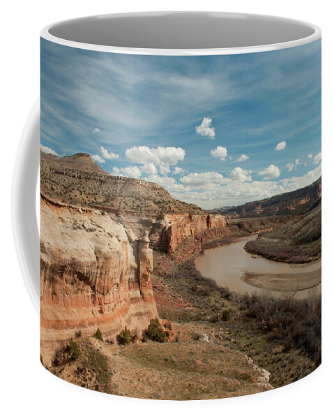 Colorado Coffee Mug featuring the photograph Winter in Horsethief Canyon by Julia McHugh