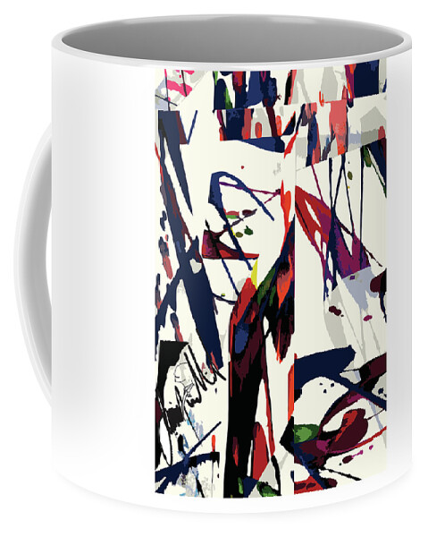  Coffee Mug featuring the digital art Wolf by Jimmy Williams