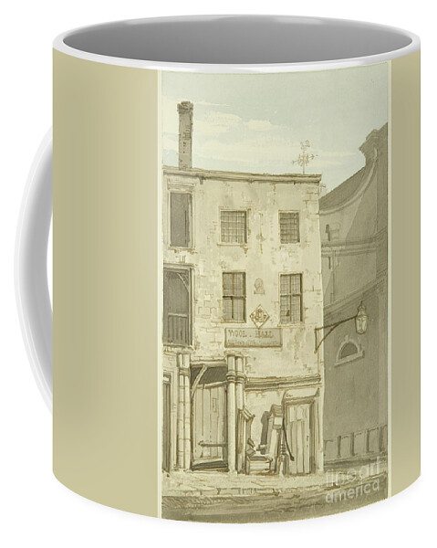 United Kingdom Coffee Mug featuring the painting Wool Hall In Thomas Street by Hugh O'neill