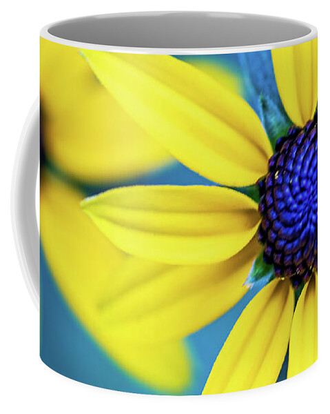 Blue Coffee Mug featuring the photograph Nature Photography - Colorful Flowers by Amelia Pearn
