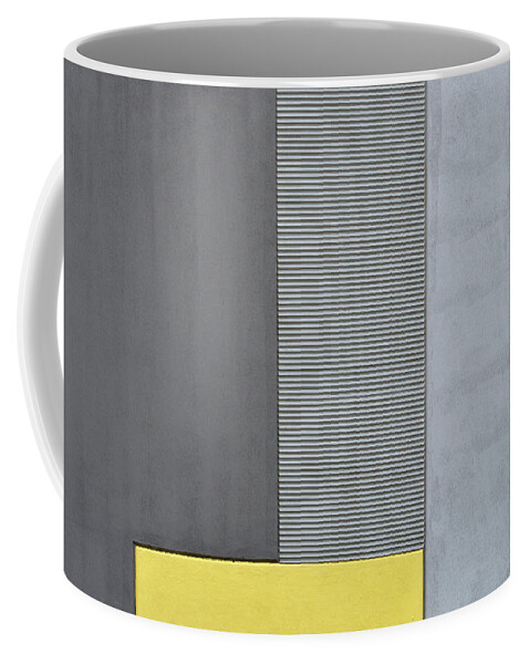 Urban Coffee Mug featuring the photograph Yellow Rectangle by Stuart Allen
