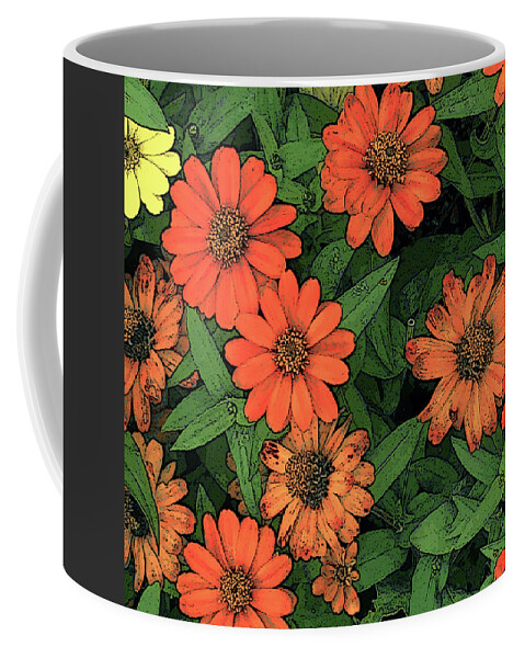 Yellow Coffee Mug featuring the photograph Yellow With Some Orange by Rod Whyte