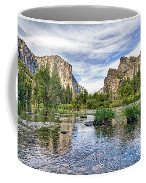 California Coffee Mug featuring the photograph Yosemite Valley View by Kenneth Everett