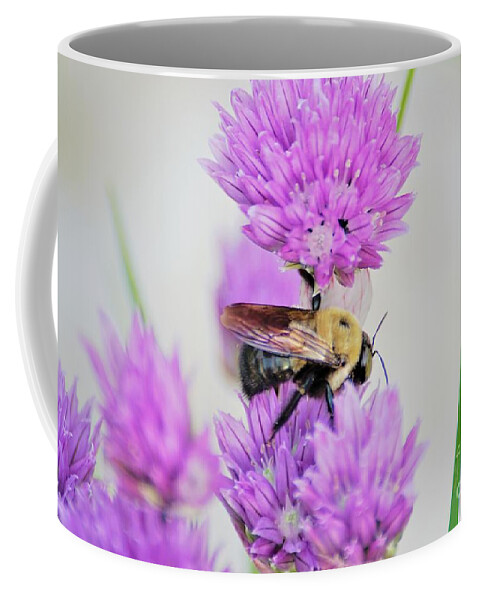 Chives Coffee Mug featuring the photograph Yummy by Merle Grenz