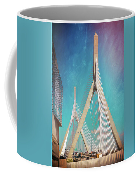 Boston Coffee Mug featuring the photograph Zakim Bridge Boston Massachusetts by Carol Japp