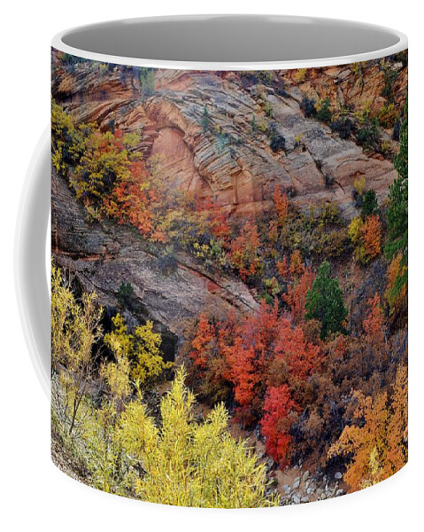 Fall Colors Coffee Mug featuring the photograph Zion Vibrancy by Janet Marie