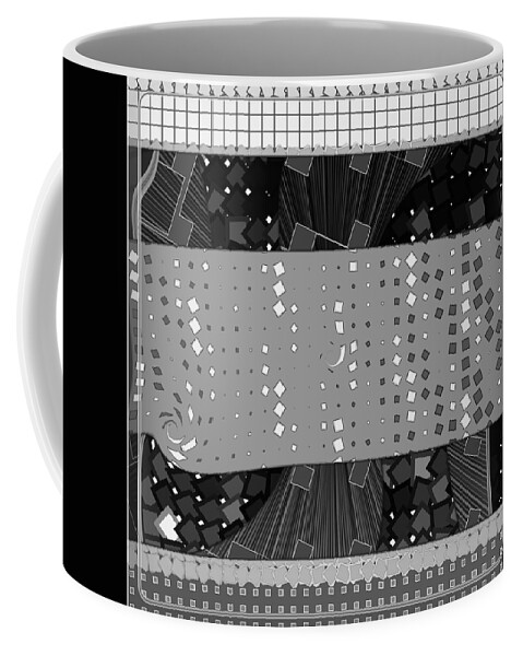 Abstract Coffee Mug featuring the digital art # 255 by Marko Sabotin