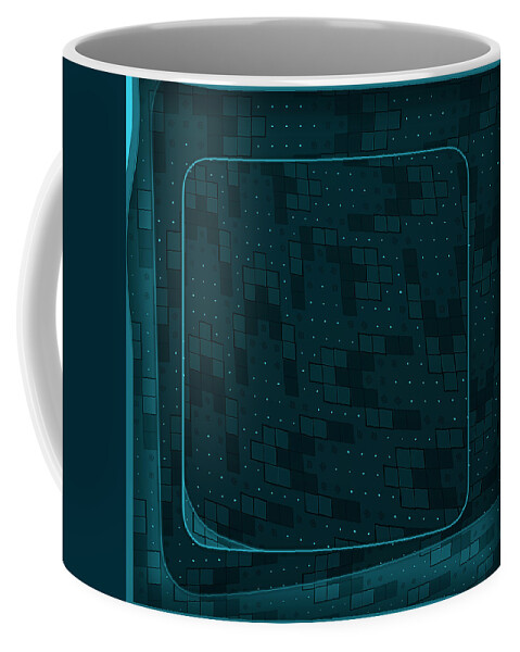 Abstract Coffee Mug featuring the digital art # 266 by Marko Sabotin