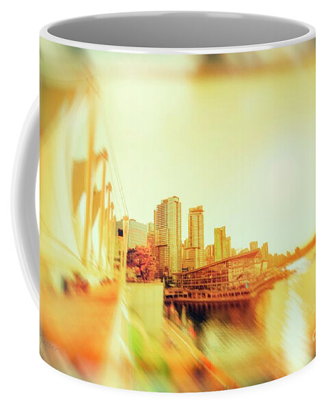2010 Winter Olympic City Coffee Mug featuring the photograph 0203 Port of Vancouver Convention Centre Canada by Nasser Atelier