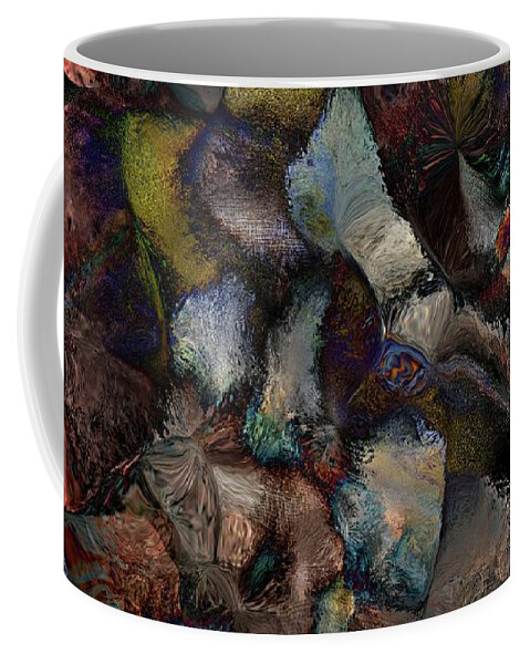 Fine Art Coffee Mug featuring the digital art 0221menage by David Lane