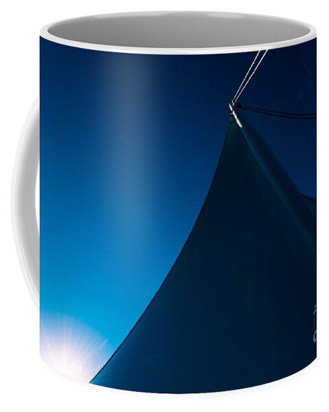 Nikon D850 Coffee Mug featuring the photograph 0173 Port of Vancouver Sails Canada Place Waterfront Vancouver by Nasser Atelier