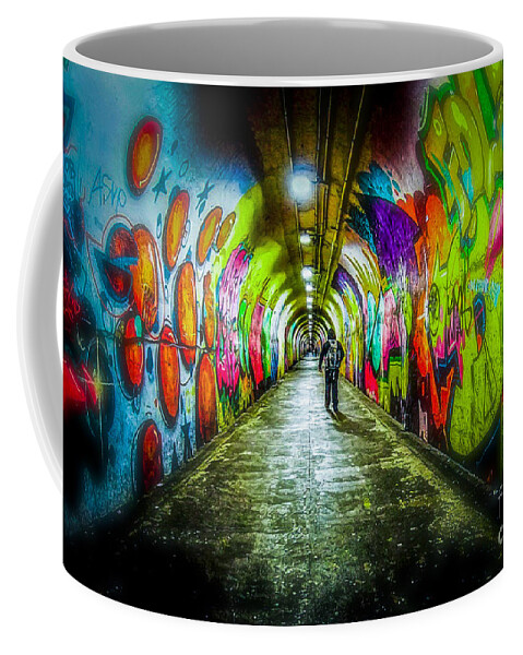 Tunnel Coffee Mug featuring the photograph 191st Street tunnel by Cole Thompson