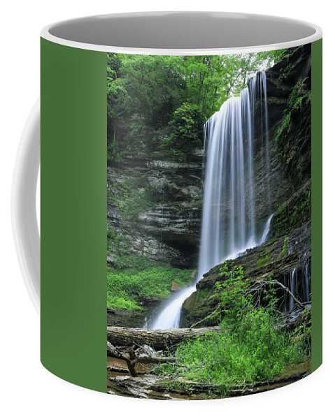 Landscape Coffee Mug featuring the photograph Abrams Falls #2 by Chris Berrier