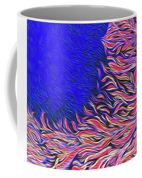 Painting Coffee Mug featuring the painting Alluring 2 #1 by Toni Somes
