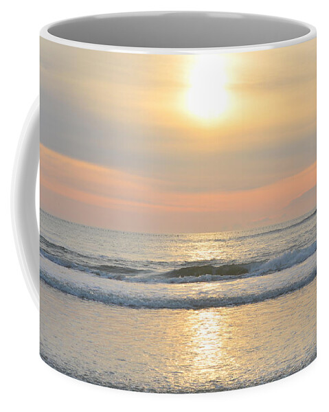 Obx Sunrise Coffee Mug featuring the photograph April Sunrise #1 by Barbara Ann Bell