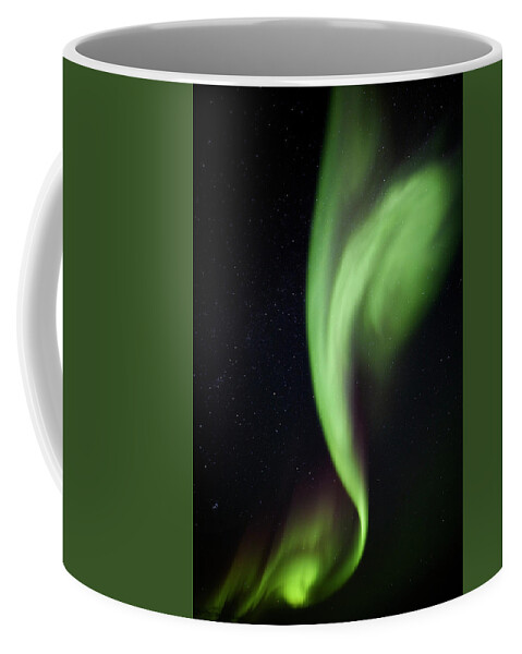 Churchill Coffee Mug featuring the photograph Aurora 8 by David and Patricia Beebe