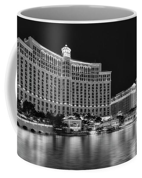 Bellagio Hotel Coffee Mug featuring the photograph Bellagio and Caesars Hotel #1 by Susan Candelario