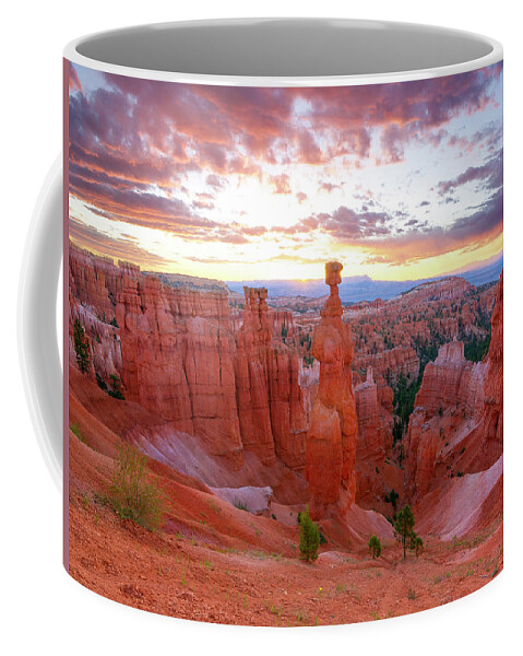 Utah Coffee Mug featuring the photograph Bryce Canyon Sunrise by Aaron Spong