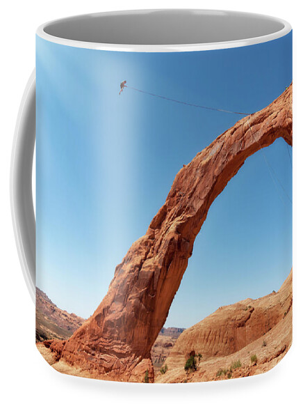 Corona Arch Coffee Mug featuring the photograph Corona Arch Swing by Sharon Seaward