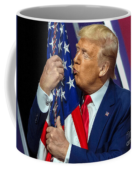 Donald Coffee Mug featuring the photograph Donald Trump by Action