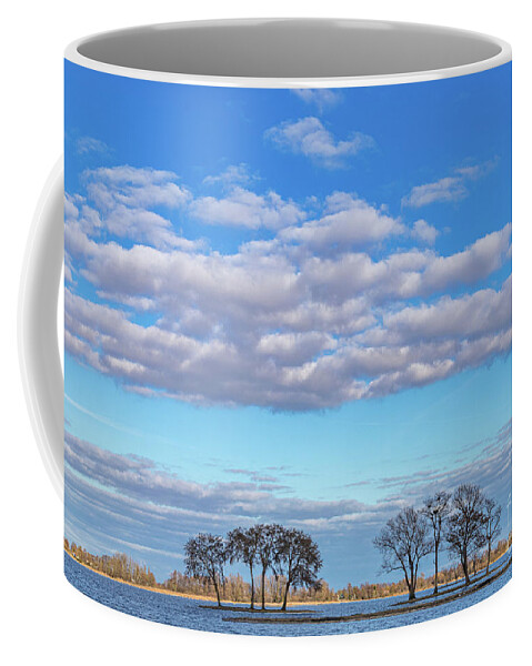 Elfhoevenplas Coffee Mug featuring the photograph Dutch sky #1 by Casper Cammeraat