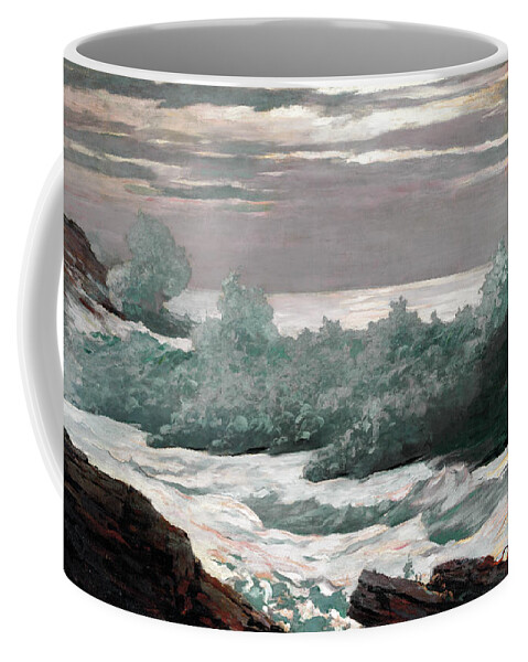 Winslow Homer Coffee Mug featuring the painting Early Morning After a Storm at Sea by Winslow Homer
