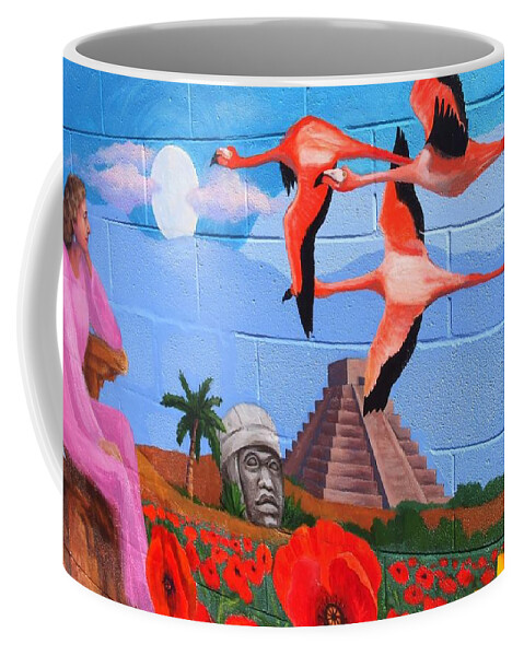 Murals Coffee Mug featuring the painting Earth Art 1 by Marian Berg