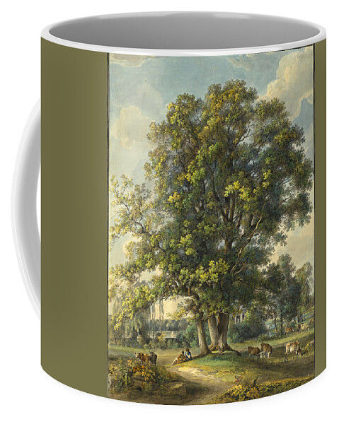 Johann Georg Von Dillis Coffee Mug featuring the drawing Et in Arcadia Ego by Johann Georg von Dillis