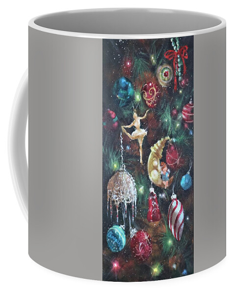  Christmas Ornaments Coffee Mug featuring the painting Favorite Things by Tom Shropshire
