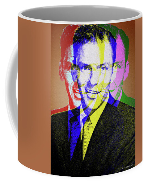 Frank Sinatra Coffee Mug featuring the digital art Frank Sinatra by Stars on Art