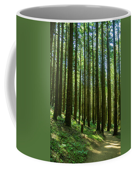 Columbia River Gorge Coffee Mug featuring the photograph Go Take A Hike by Leslie Struxness
