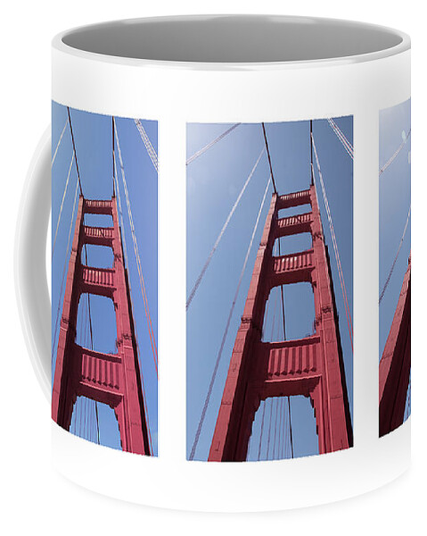 Golden Gate Bridge Art Coffee Mug featuring the photograph Golden Gate Bridge #1 by Paul Plaine